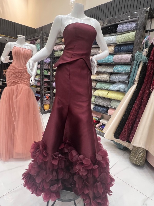 فستان سهره ورود جازار